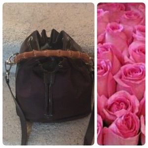 Gucci Bamboo drawstring Pouch bag